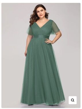 Ever Pretty Double V Neck Bridesmaid Dress